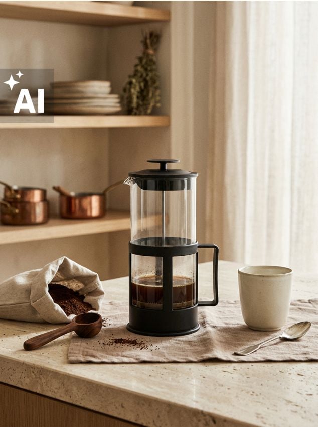 Sinsay - Presă Ceai French Press - negru
