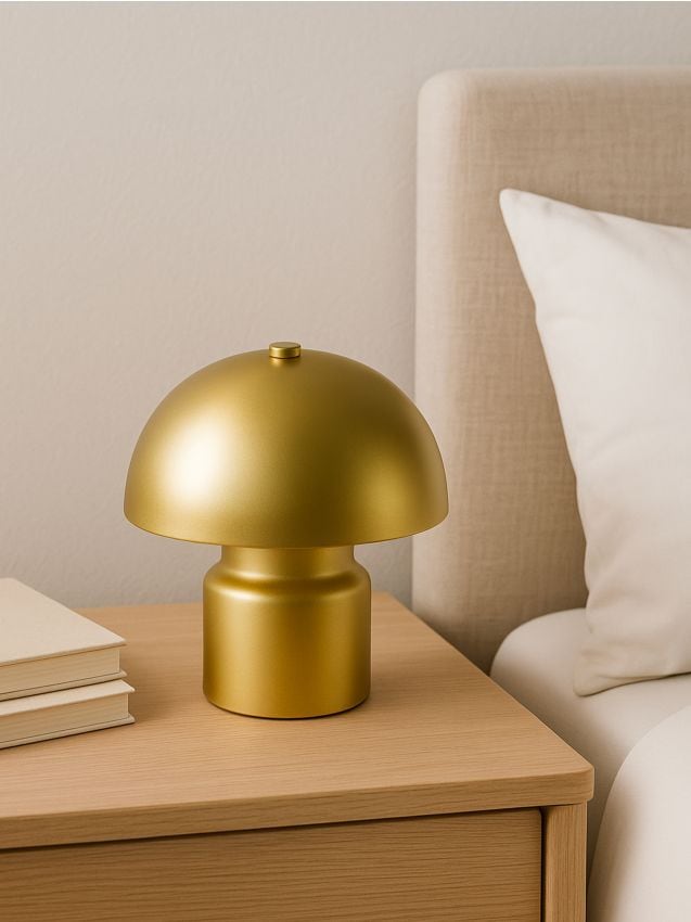 Sinsay - Lampă de masă LED în formă de ciupercă - auriu