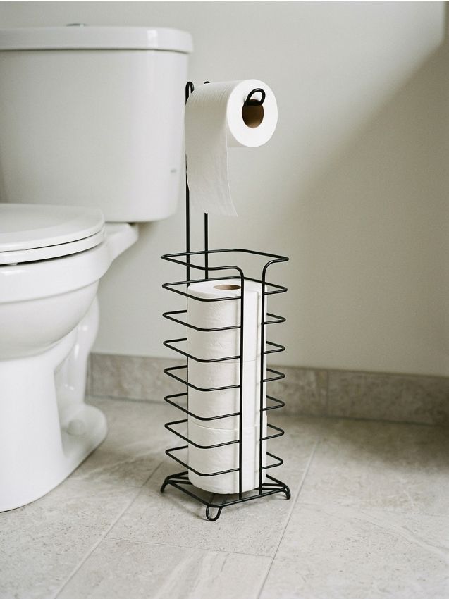 Sinsay - Suport de hârtie igienică din fier - negru