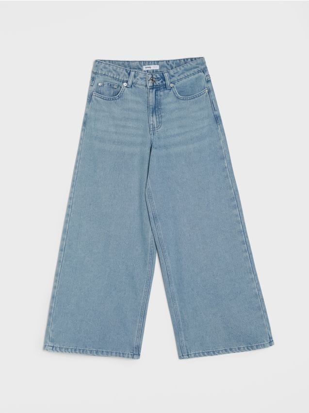 Sinsay - Široké džínsy - modrá