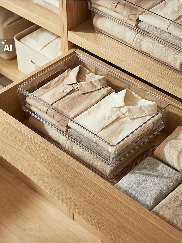 Sinsay - Organizator transparent extensibil pentru sertar - clear