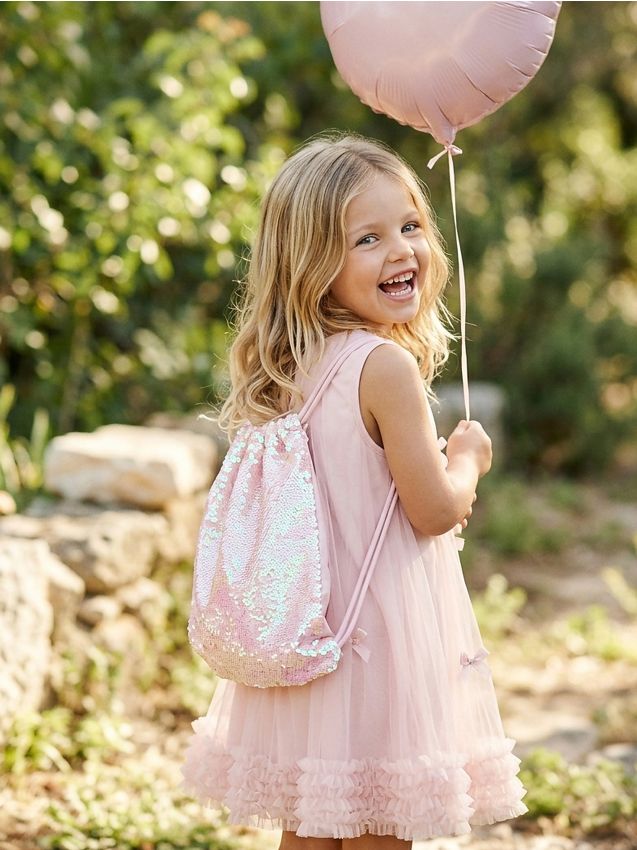 Sinsay - Rucsac tip sac cu paiete - roz