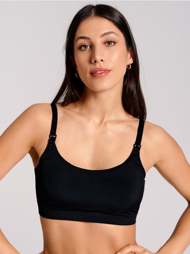 Sinsay - Top-bustieră MAMA - negru