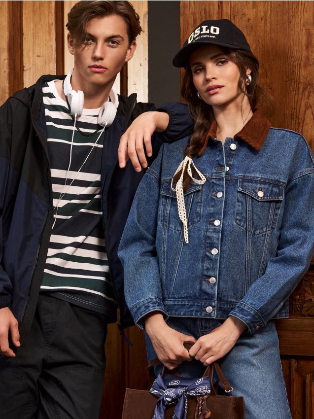 Sinsay - Denimová bunda - modrá