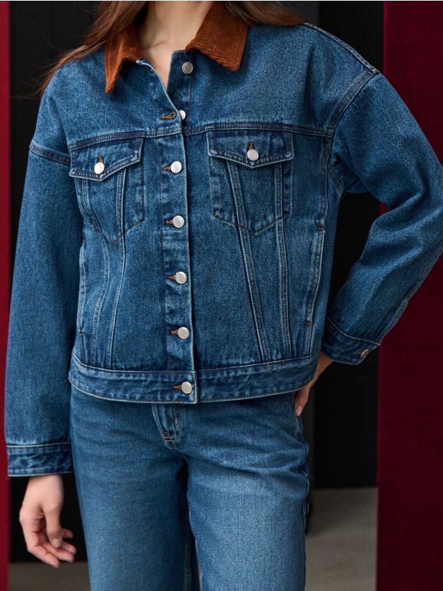 Sinsay - Denimová bunda - modrá