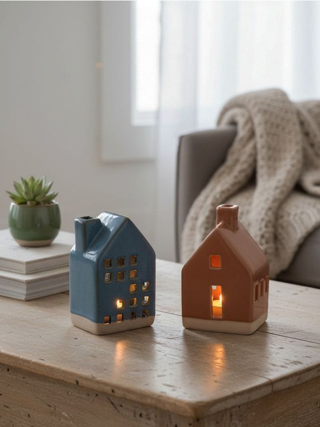 Sinsay - Vianočné svietniky 2 kusy - viacfarebná