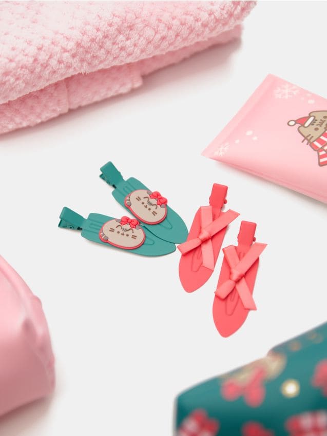 Sinsay - Sponky do vlasov Pusheen, balenie 4 ks - viacfarebná