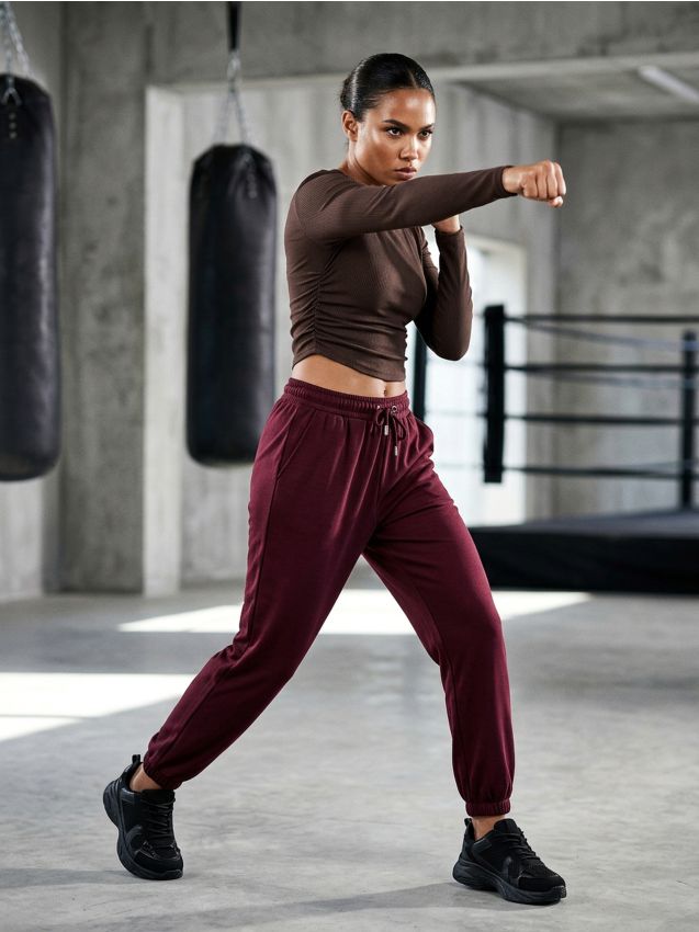 Sinsay - Tricou sportiv - cafeniu