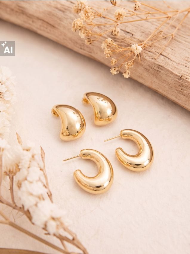 Sinsay - Set naušnica 2 pack