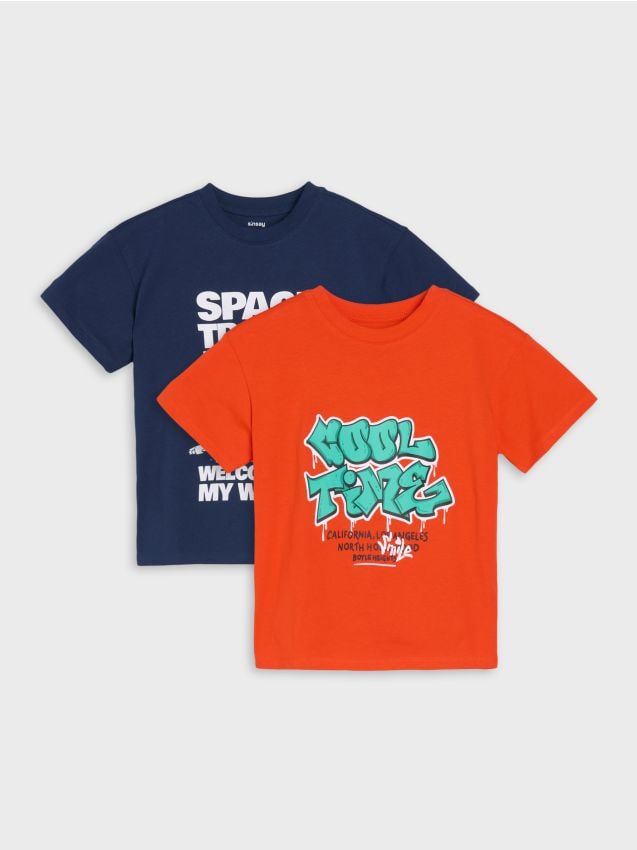T-Shirts, 2er-Pack - SINSAY