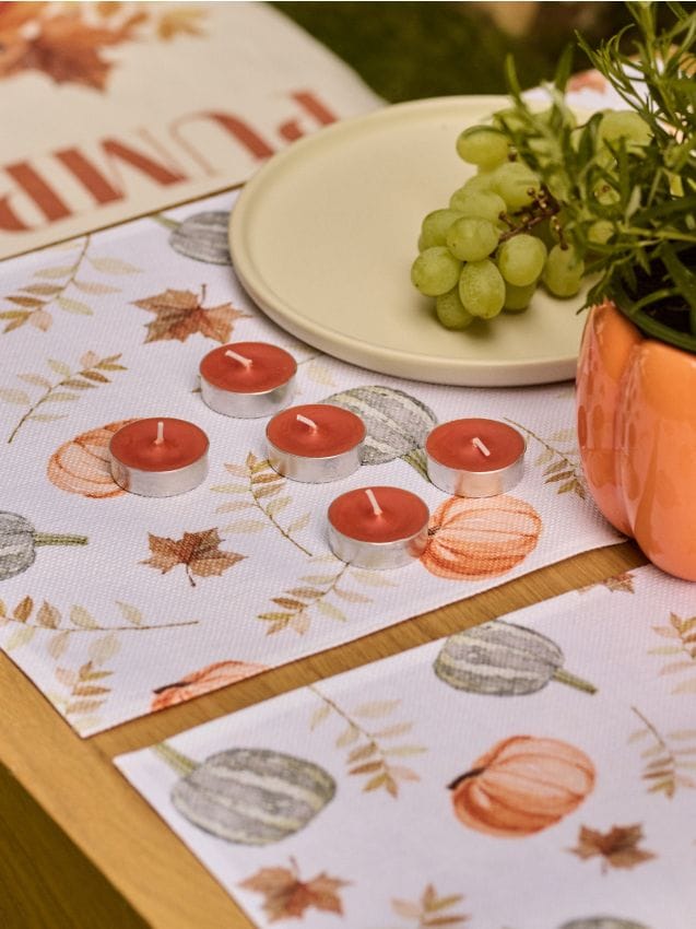 Teelicht-Set Pupmkin Spice - SINSAY