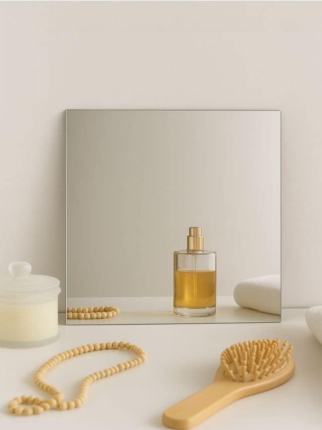 Sinsay - Nástenná zrkadlová dlažba - clear