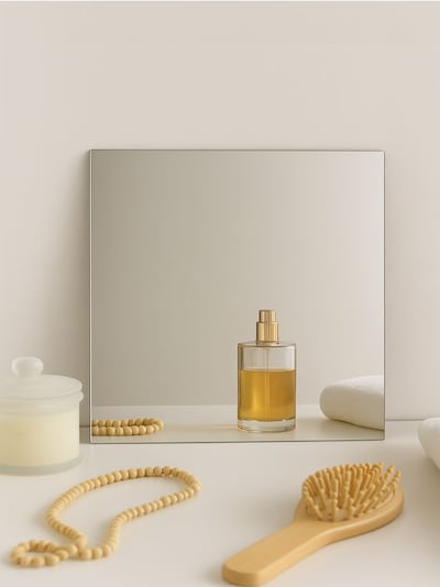 Nástěnná zrcadlová dlaždice