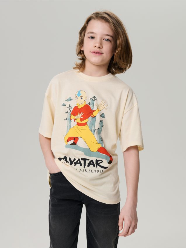 Sinsay - Tricou Avatar: The Last Airbender - crem