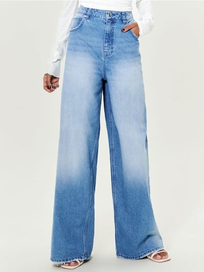 Džíny wide leg