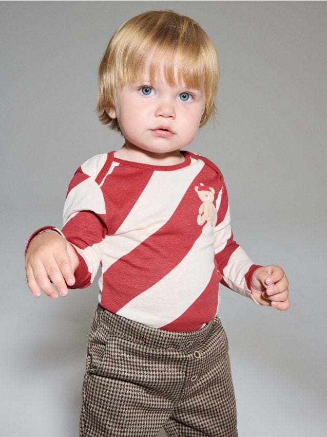 Sinsay - Prúžkované body - krémová