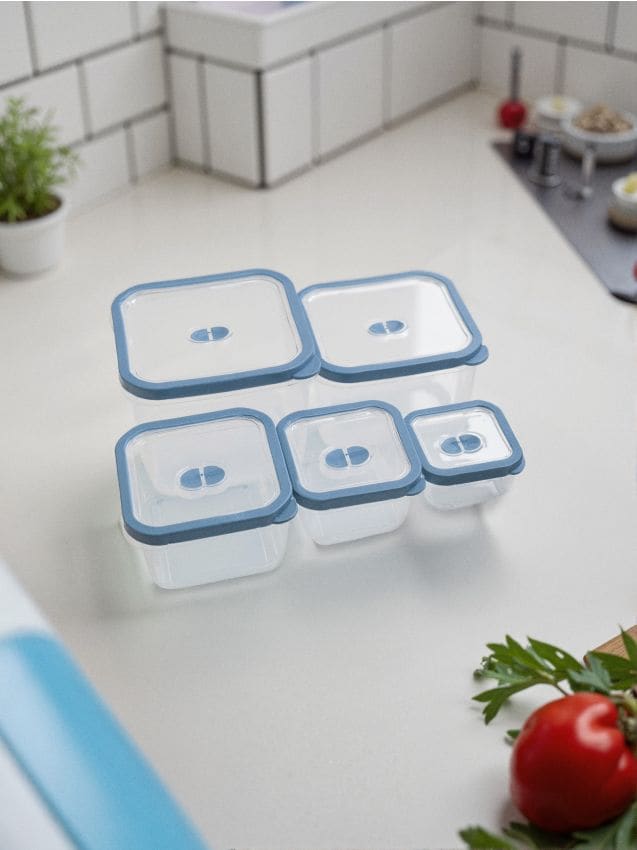 Pojemniki na żywność z pokrywką 5 pack - SINSAY