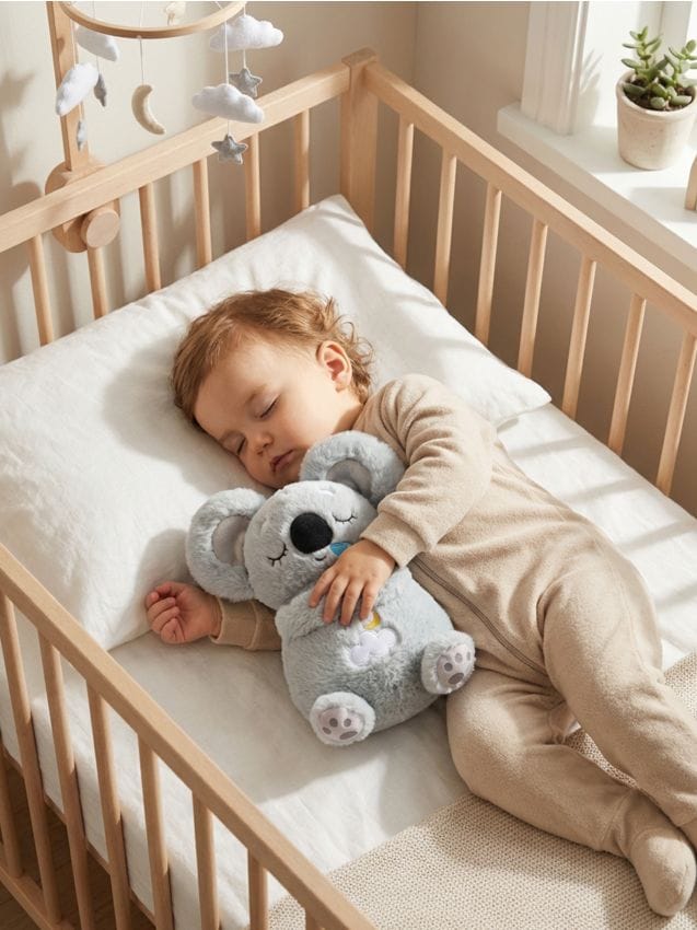Sinsay - Koala de pluș calmant cu funcție de respirație - gri deschis
