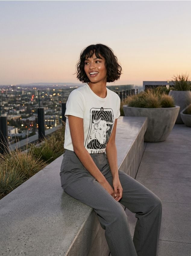 Sinsay - Tricou din bumbac cu imprimeu - alb