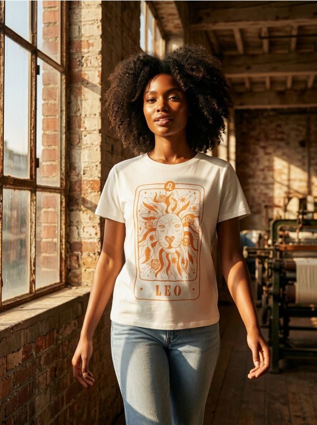 Sinsay - Tricou din bumbac cu imprimeu - crem