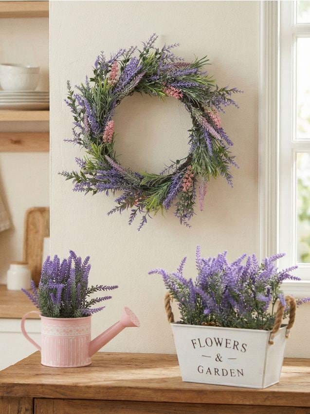 Sinsay - Coroniță decorativă cu motiv de lavandă - lavand