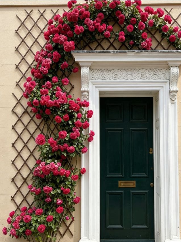 Sinsay - Pergolă de grădină pentru plante cățărătoare - verde-maroniu