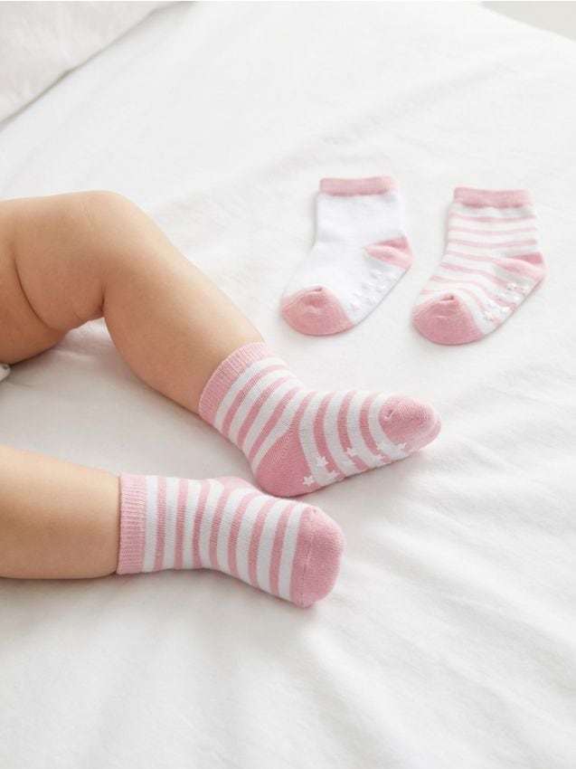 Sinsay - șosete tricotate în relief 3 pack - multicolor