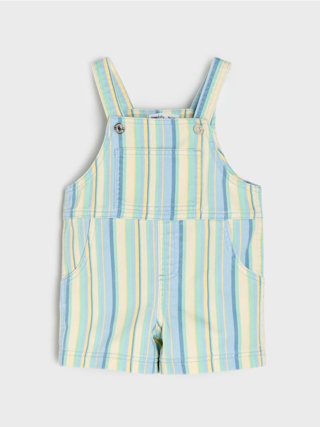 Sinsay - Salopetă din blugi cu dungi - multicolor