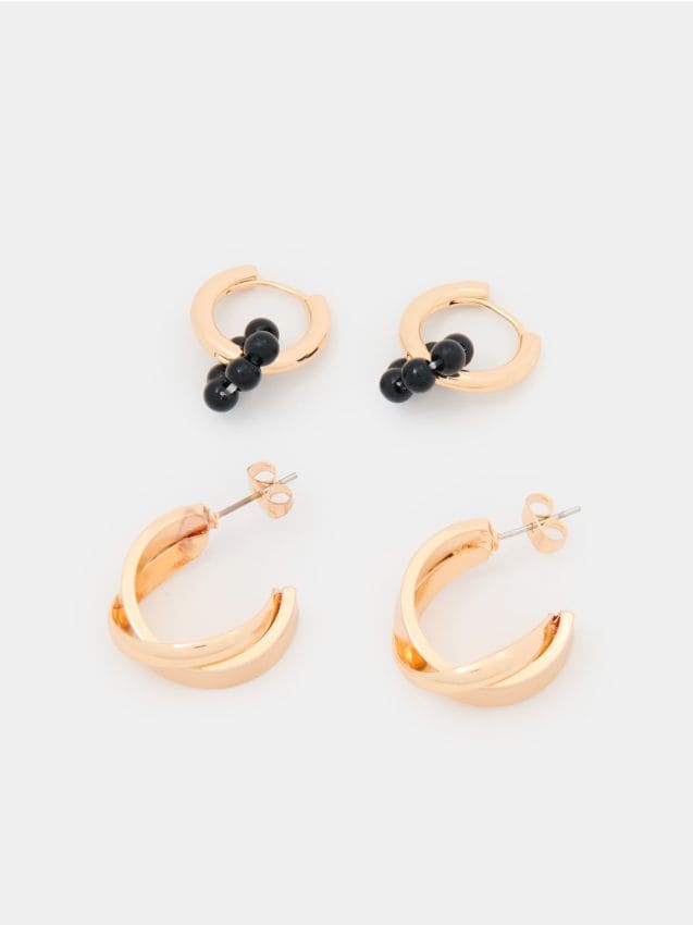 Sinsay - Set de cercei 2 pack - auriu