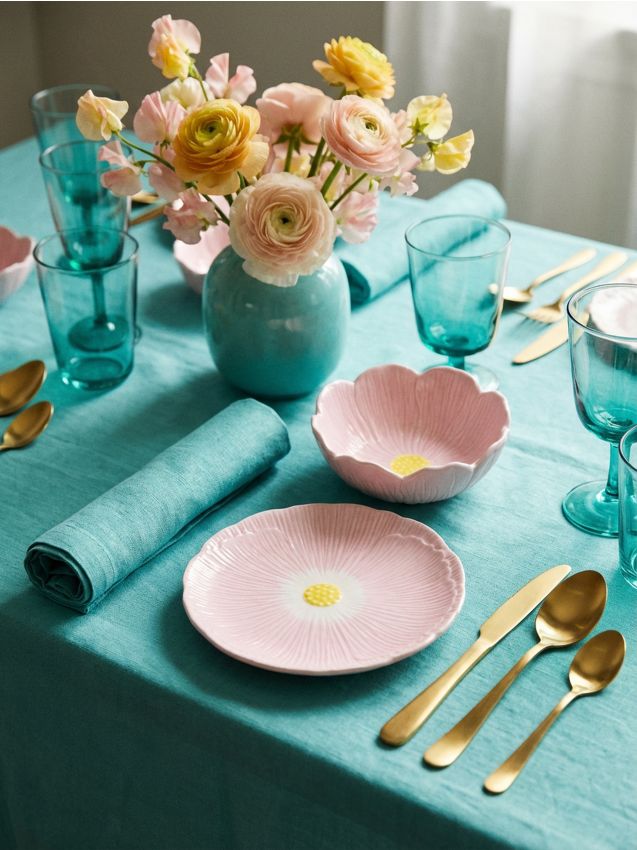 Sinsay - Bol în formă de floare - roz-pastel