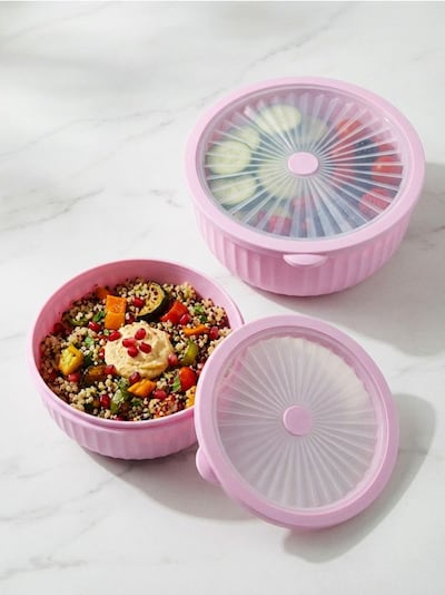 Toidukonteinerid kaanega 2 pack