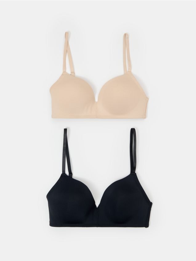 Sinsay - Sutiene fără sârmă, set de 2 - multicolor