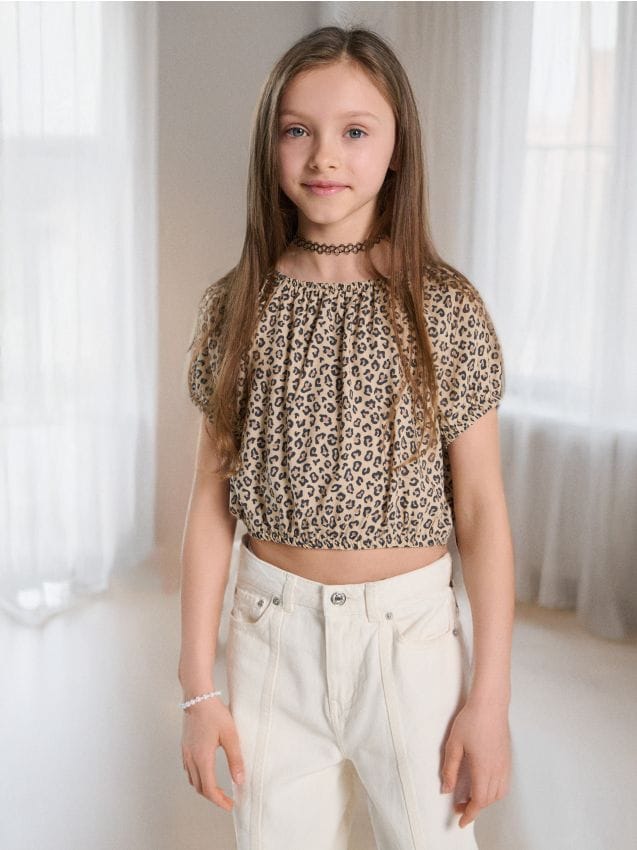 Bluza s leopard uzorkom - SINSAY