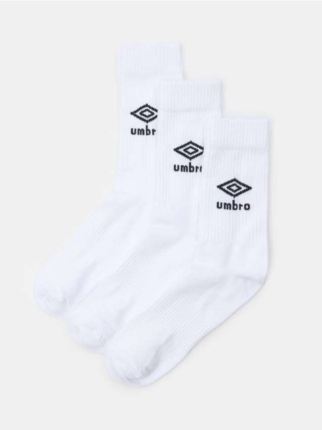 Sinsay - Skarpetki 3 pack Umbro - biały