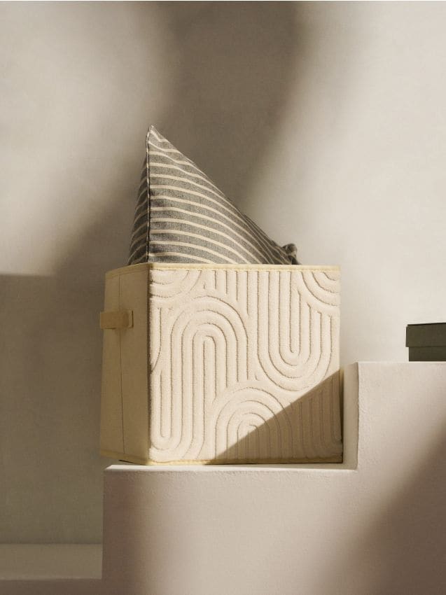 Sinsay - Cutie de depozitare pliabilă - bej