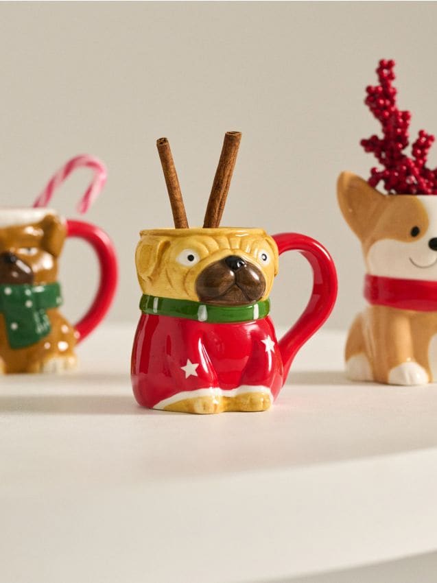 Sinsay - Hrnček v tvare psa - viacfarebná