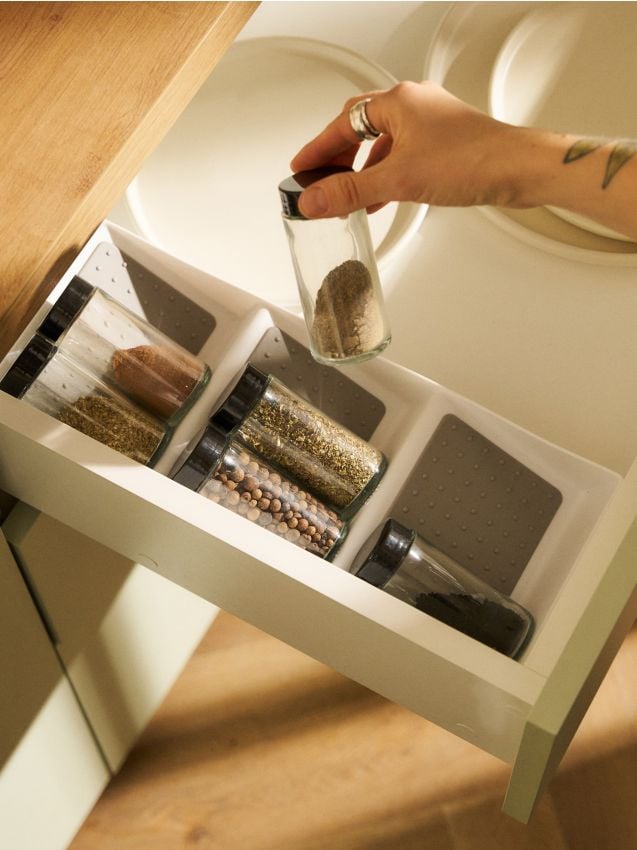 Sinsay - Organizator de bucătărie pentru condimente - alb