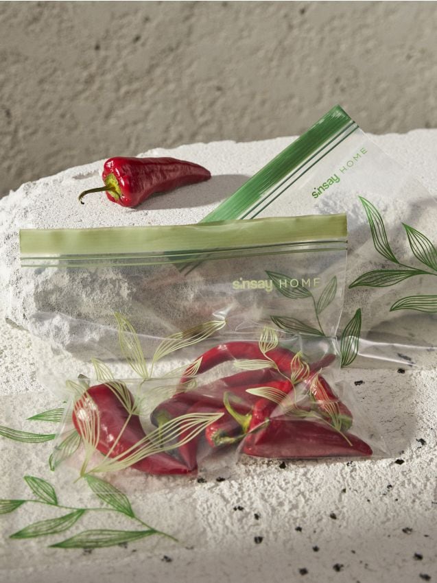 Sinsay - Pungi alimentare cu fermoar 40 pack - multicolor