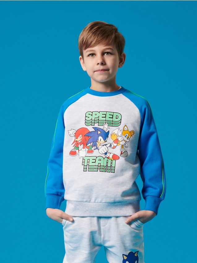Pulover s potiskom Sonic the Hedgehog - SINSAY