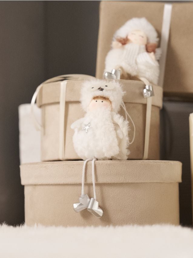 Sinsay - Vianočná dekorácia v tvare anjelika - biela