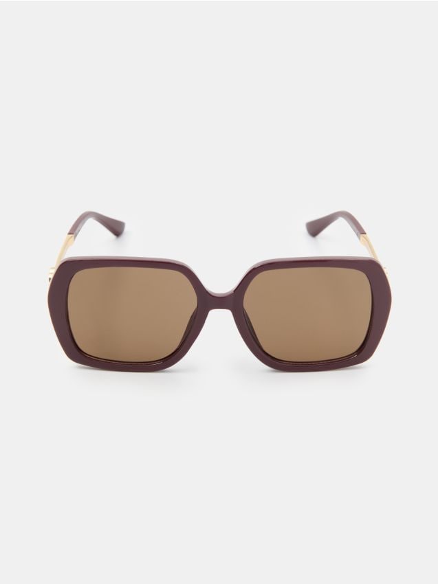 Sinsay - Ochelari de soare cu ramă dreptunghiulară - multicolor
