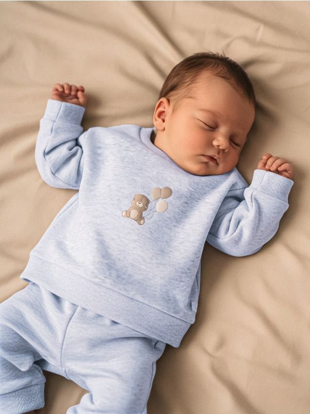 Sinsay - Bluză din bumbac cu imprimeu - gri deschis