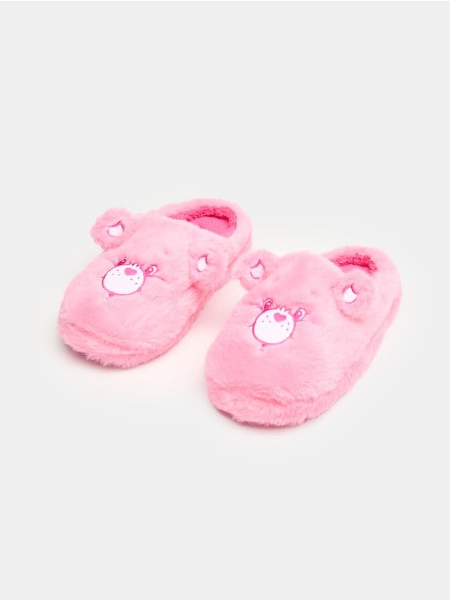 Sinsay - Papuci plușați Care Bears - roz