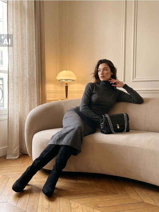 Sinsay - Haljina u stilu džempera s visokim udjelom viskoze