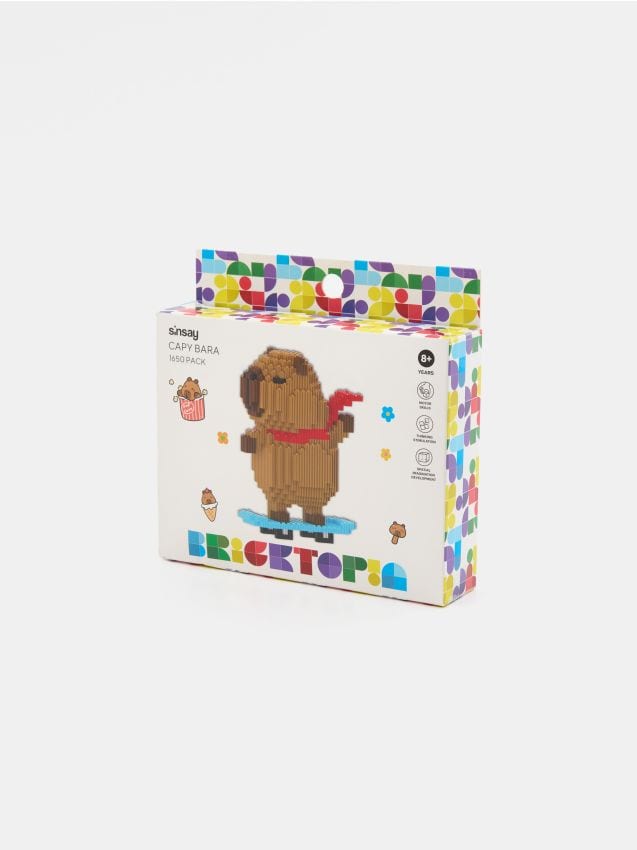 Sinsay - Kocky s motívom kapybary - červená