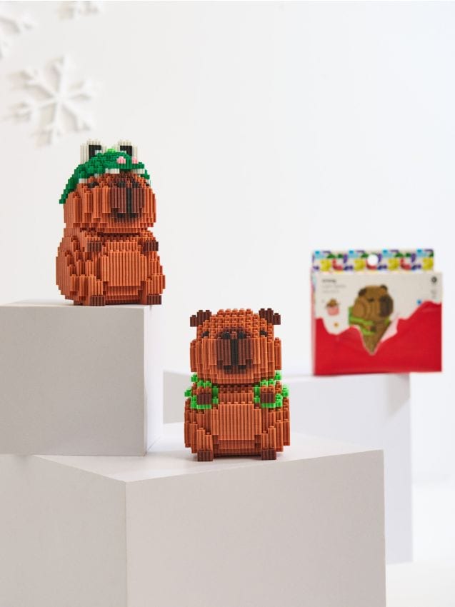 Sinsay - Kocky s motívom kapybary - svetlozelená