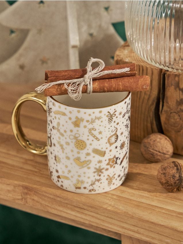 Sinsay - Pohár s vianočným motívom - viacfarebná