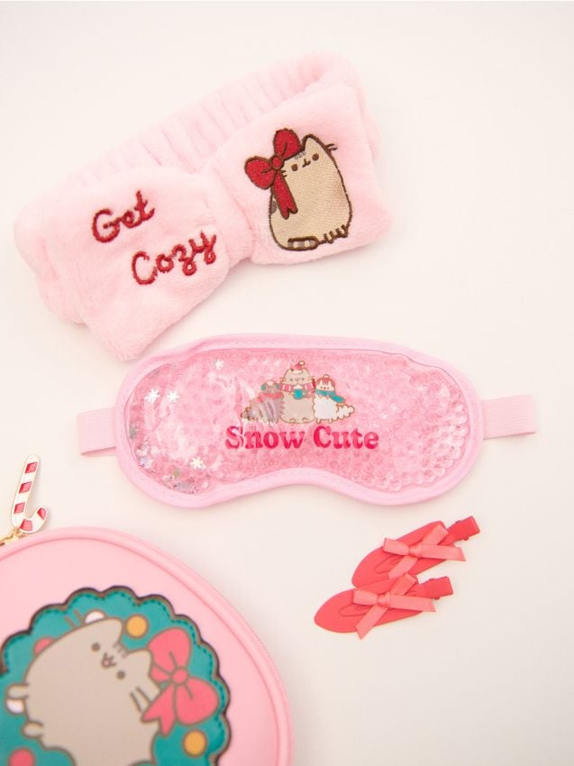 Sinsay - Gélová maska na oči Pusheen the Cat - ružová