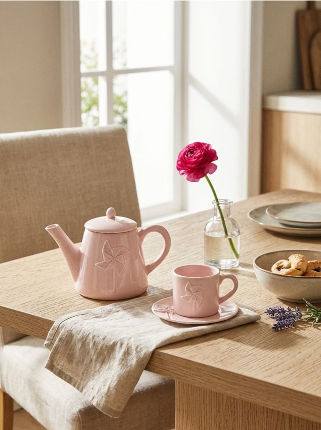 Sinsay - Ceainic - roz-pastel