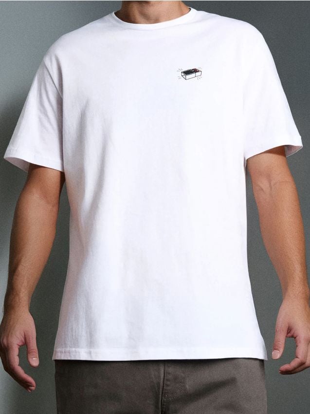 Sinsay - MEN`S T-SHIRT - alb